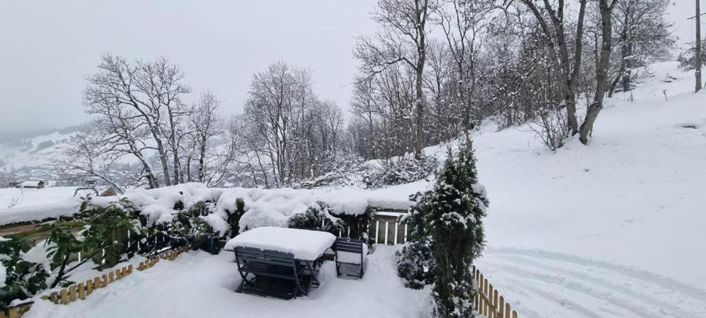 Logement A Megeve Avec Jardin Exterior photo